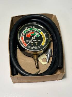 61-9665 Riverside Vintage Precision Instruments Performance Gauge Montgomery Ward Mpg