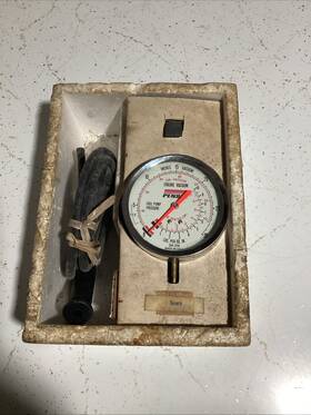 244-2114 Sears 2442114 Penske Engine Vacuum Fuel Pump Pressure Gauge No.