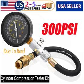 Kc00089 Smokvape 0-300psi Engine Cylinder Compression Gauge Tester Kit