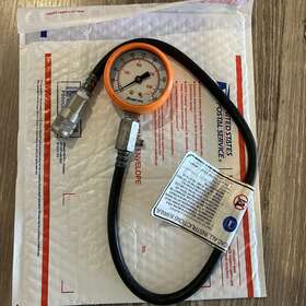 9444-01 Snap-on Compression Orange Gauge 250 Psi For Auto Gas Engines No Glass