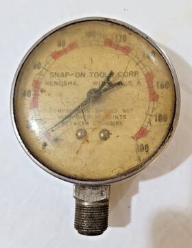 Amp-9559 Snap-on Compression Guage Kenosha Wisc U.s.a. Vintage