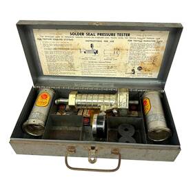 19547-1 Solder Seal Vintage Pressure Tester With Case