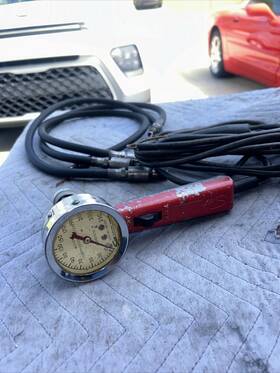 48-35b Sun Electric Co Model 48 35b Universal Compression Tester Gauge 0-250 Psi