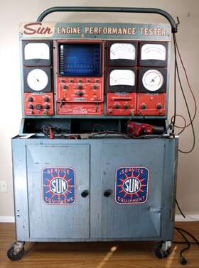 Eet-1160 Sun Engine Performance Tester - Model 100% Complete With Gun And Cables