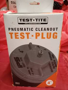 83654 Test Tite Pneumatic Clean Out Plug