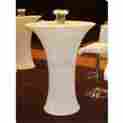 Useb-1tljwj-s-wht-1 Ourwarm 23x 43 White Highboy Cocktail Round Stretch Spandex Wedding Table Covers Decor