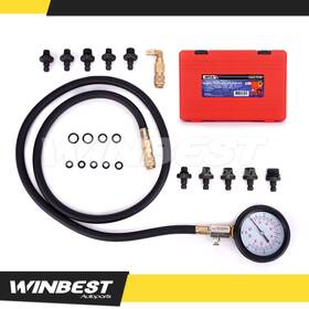 Wbtl115 Winbest Autoparts Engine Oil Pressure Test Kit Tester Low Warning Devices Gauge 0-140 Psi New