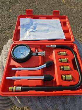 Y-04crp0007a Ylwspeed2000 For Motorcycle Car Cylinder Compression Tester Gas Petrol Engine Gauge Tool Kit