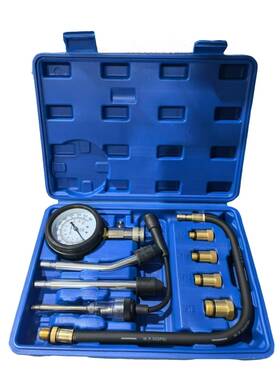 Zeajsru 726323966211 9-piece Automobile Compression Tester Kit Cylinder Pressure Gauge Testing Too