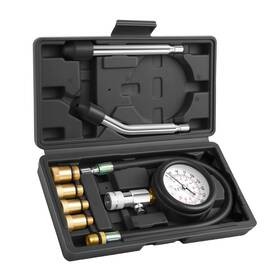 Zeajsru 730851202352 Engine Compression Tester Kit 8pcs 0-300 Psi Cylinder Pressure Test