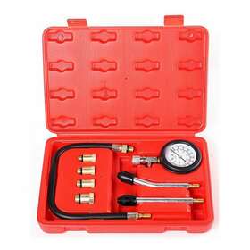 Jin846795 Zoncar Cylinder Compression Tester Gas Petrol Engine Gauge Kit For Car With Carry Case