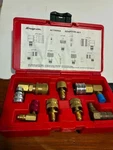 Snap-on Blue Point Air Conditioning Adaptor Set ACT600A Usa. Fixed Price $36.00.
