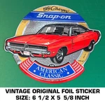 Snap-on 1969 Dodge Charger American Classic-vintage Original Foil Decal Sticker. Fixed Price $10.21.
