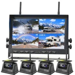Wireless Magnetic Solar Backup Camera Hd 1080P 10.1" Dvr Monitor Rv Truck Ship. Fixed Price $169.00.