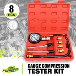 8X Compression Gauge Tester Kit W/adapters For Car Truck Motorcycle. Fixed Price $22.99.