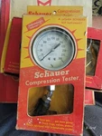 Vintage Schauer Usa Compression Tester Untested, Original Box And Paperwork. Fixed Price $19.34.