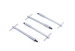 5" Chrome Valve Cover T-bar Wing Nuts Bolts Studs 5/16"-18 Ford Set Of 4. Fixed Price $22.97.