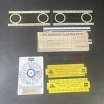 Vintage Aviation Navigation Tools Plotters Jeppesen Fuel Calculator Vg. Fixed Price $14.70.