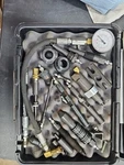 Lang Tools TU-15-70 Diesel Compression Set With Tester & Adapters. Fixed Price $399.95.