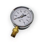 Spring Pressure Gauge Air Water 1.6 Bar 80MM Thread 3/8 1,6 Radial. Fixed Price $28.08.