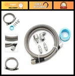 4AN Steel Braided Turbo Oil Feed Line Kit - 48 Inch, Teflon Pressure Gauge Hose. Fixed Price $40.99.