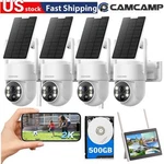 Solar Security Cameras Wireless Outdoor Home Cctv System With Monitor. Fixed Price $307.07.