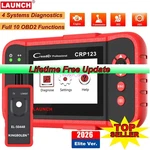 2026 Launch X431 CRP123 Elite OBD2 Diagnostic Scanner Abs Srs Fault Code Reader. Fixed Price $105.00.