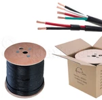 Outdoor Speaker Cable Direct Burial Audio Wire 12/2 14/2 14/4 16/2 16/4 Awg Lot. Fixed Price $68.89.