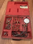 Snap-on Fuel Pressure Gauge Set With Case MT337125 Injection Injector. Fixed Price $114.99.