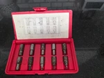 Matco Tools SEXS10 Piece Hexagonal Head Multi Spline Screw Extractor Set. Fixed Price $50.00.