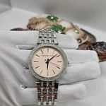New Michael Kors MK3218 Women's Watch Silver Strap Pink Dial Case. Fixed Price $102.06.
