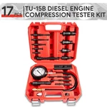Red 1000 Psi TU-15B Steel Cylinder Diesel Engine Compression Tester Tool Kits. Fixed Price $44.99.