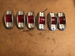 Vintage Kd Armored Clearance Lights New Set Of 6 Old Stock. Fixed Price $109.99.