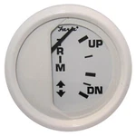Faria Dress White 2" Trim Gauge Merc Mariner Volvo Dp #13122. Fixed Price $51.60.