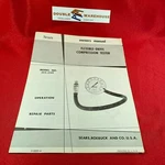Sears Flexible-drive Compression Tester 244.2149 Owners Manual Operation Repair. Fixed Price $14.99.