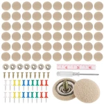 Acymner 60PCS Car Roof Headliner Repair Kit Auto Snap Standard, Beige. Fixed Price $10.48.