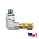 Ford Powerstroke Diesel 7.3 Fuel Pressure Test Adapter Schrader Fitting 90 Elbow. Fixed Price $16.88.