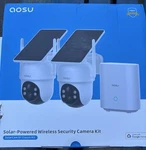 Aosu Security Cameras Outdoor Wireless, 2 Cam-kit, Solar-powered. Fixed Price $129.00.