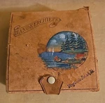 Leather Souvenir Handkerchief Box Virginia Beach,va 1940'S Snap Shut Lid. Fixed Price $9.99.