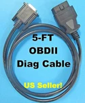 OBD2 Obdii Cable Compatible With Autel Maxitpms TS501 & TS601 Diagnostic Scanner. Fixed Price $31.50.