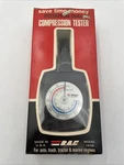 Vintage Rac Rotating Dial Engine Compression Tester Original Box Manual 1535. Fixed Price $26.95.