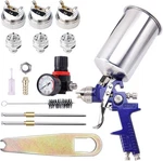 BANG4BUCK Professional Hvlp Gravity Feed Air Spray Gun, 1.4MM 1.7MM Blue. Fixed Price $56.17.
