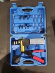 Handheld Vacuum Pump Tester Set With Gauge Brake Bleeder Kit. Fixed Price $15.00.