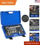Complete Cylinder Compression Tester Set - Spark Plug & Precision Gauge. Fixed Price $47.99.