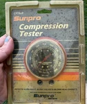 Nos Vintage Sunpro By Actron Compression Tester CP7826 Chrome Plated Steel Case. Fixed Price $19.00.