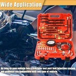 Fuel Pump Injector Tester Pressure Gauge Kit Car Truck Van Motorcycle 45PC. Fixed Price $78.82.