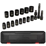 Milton 17-PC. 1/2 Dr Shallow 11-30 Metric Impact Socket Set W/ Univ Joint. Fixed Price $44.62.