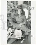 1992 Press Photo Artist Betty "gypsy" Jean Bosch With Some Of Her Work, Alaska. Fixed Price $24.99.