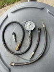 Snap-on Tools MT308KB Compression Tester Gauge & 2 Hose Set Good Condition. Fixed Price $70.00.