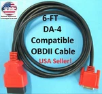 6FT Obdii OBD2 Cable Compatible With DA-4 For Snap On Scanner Ethos Pro EESC331. Fixed Price $29.99.